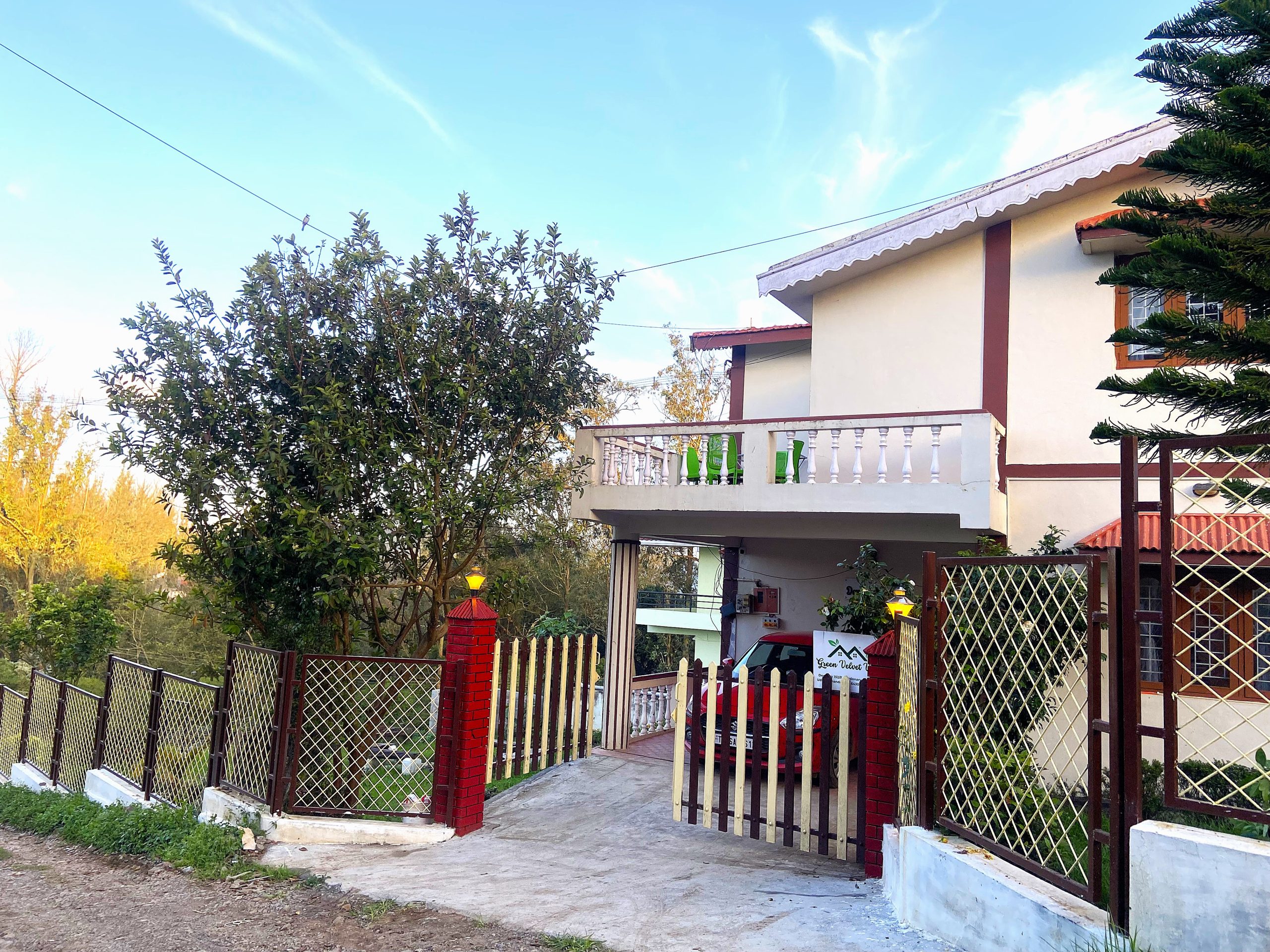 green velvet villa